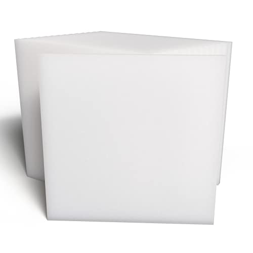 Imballaggi 2000 - Pannelli Polistirolo Isolanti - 100x100x4 cm - Ideali per Isolamento Termico Pareti, Soffitto e Controsoffitto - Densità di 10 kg/mq - Confezione da 15 Pezzi